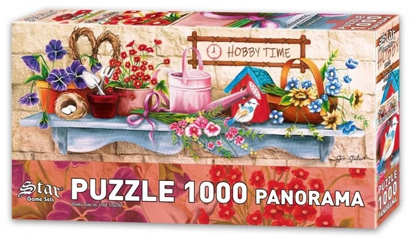 Star Puzzle 1000 Parçalık Hobi Saati Panorama Puzzle - Resim 2