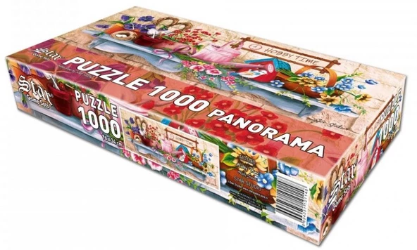 Star Puzzle 1000 Parçalık Hobi Saati Panorama Puzzle - Resim 3
