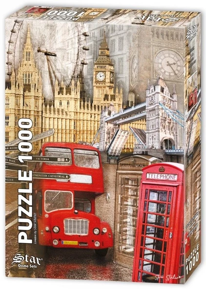 Star Puzzle 1000 Parçalı Londra Kolaj Puzzle - Resim 2