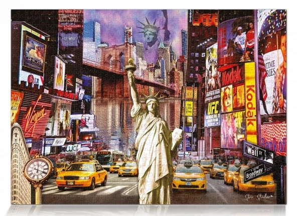 Star Puzzle 1101261 - 1000 Parça New York Kolajı Puzzle Yapboz ürün görseli