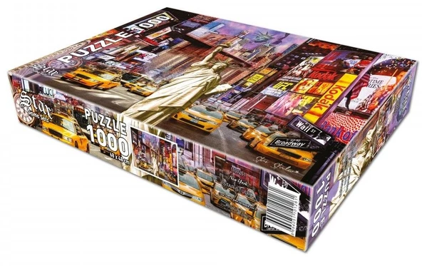 Star Puzzle 1101261 - 1000 Parça New York Kolajı Puzzle Yapboz - Resim 3