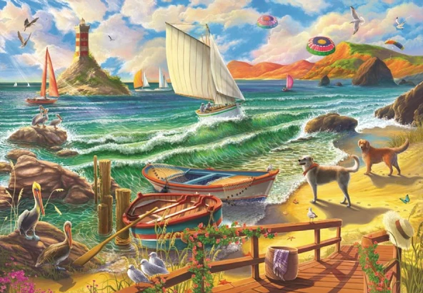 Anatolian 500 Parça Deniz Etkisi Puzzle