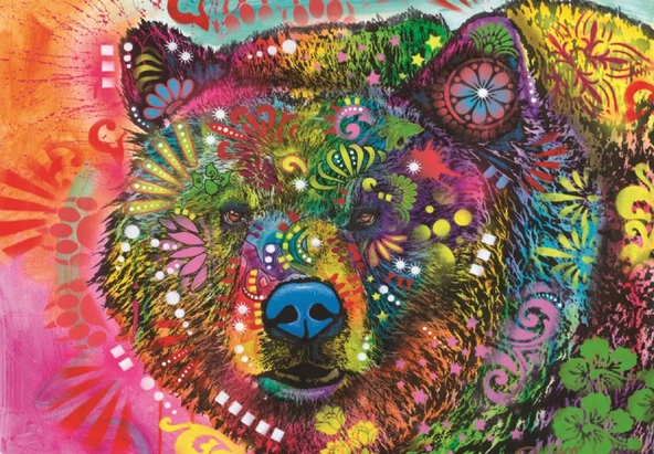 Anatolian 500 Parça Renkli Sevimli Ayı Puzzle - Dean Russo ürün görseli