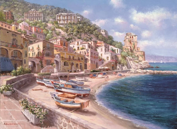 Anatolian 1000 Parça İtalya Sahili Puzzle - Sam Park - 1
