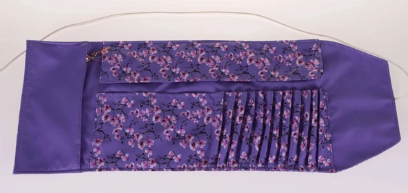 Kaukko Mor Rulo Sanatsal ve Organizer Kalem Çantası - Resim 2