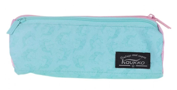 Kaukko Wichlight 3 Bölmeli Turkuaz - Pembe Kalem Çantası ürün görseli