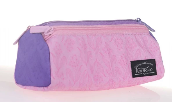 Kaukko Wichlight 3 Bölmeli Lila - Mor Kalem Çantası - Resim 2
