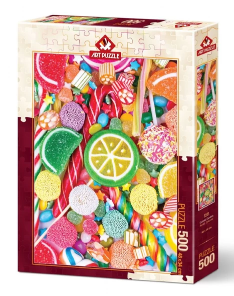 Art Puzzle Renkli Şekerler 500 Parça Puzzle