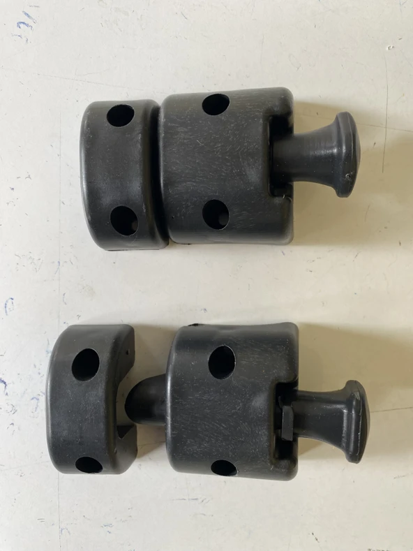 KATLANIR CAM BALKON KİLİDİ 1 ÇİFT SİYAH - Resim 2