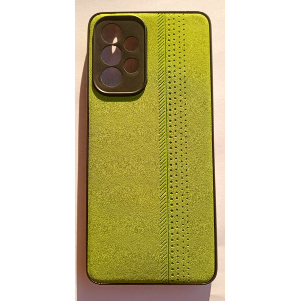 Samsung Galaxy A33 5G Deri Görünümlü Yumuşak Kılıf - Resim 6