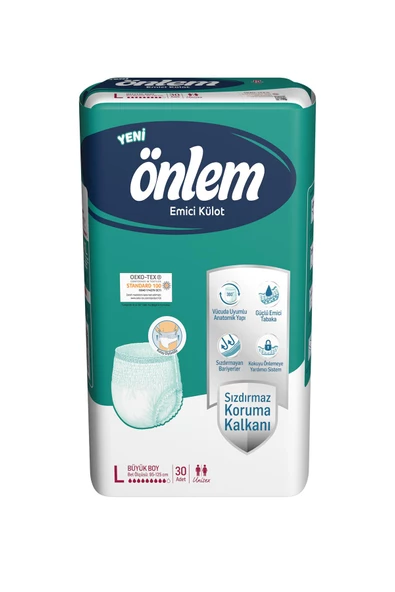 Önlem Yetişkin Emici Külot Bezi Büyük Boy ( Large ) 30 Adet x 4 Adet - 2