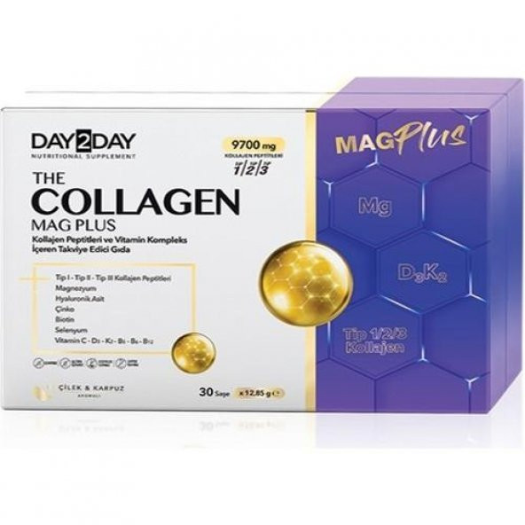 Day2Day The Collagen Mag Plus 30 Saşe