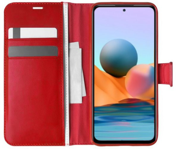 Xiaomi Redmi Note 10 Kılıf Kar Deluxe Kapaklı Standlı Kartlıklı Korumalı - 2