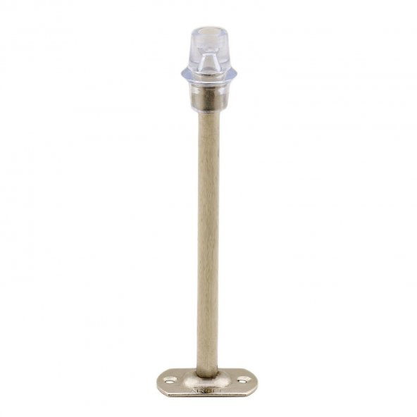 Kapı Stoperi Tamponu 20 cm Krom Metal Vidalı Kapı Stopu Silikonlu - 5