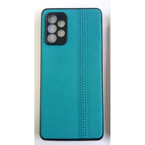 Samsung Galaxy A72 Deri Görünümlü Yumuşak Spor Kılıf - Resim 5