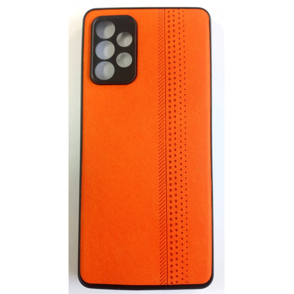 Samsung Galaxy A72 Deri Görünümlü Yumuşak Spor Kılıf - Resim 6