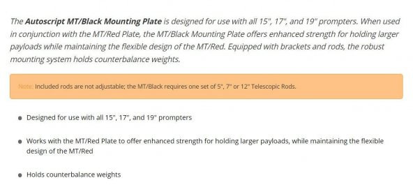 Autoscript Mt-Black Montaj Plakası - 6