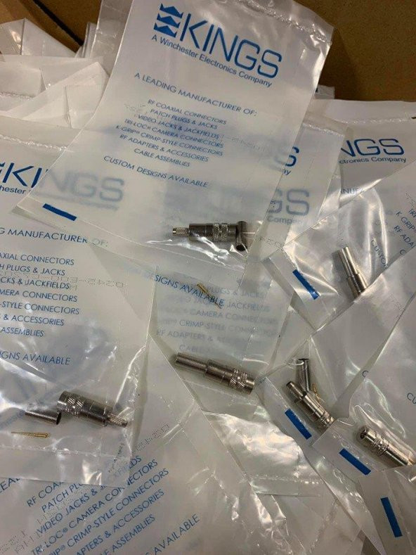 Kings Winchester Mini DIN Video Konnektörü 0345-E00-C7202N - Resim 5