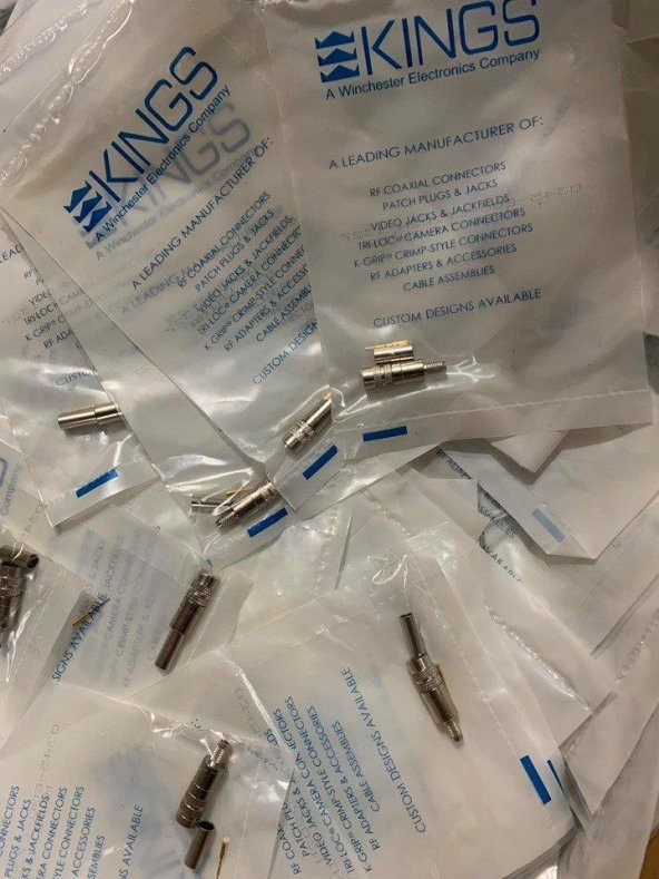 Kings Winchester Mini DIN Video Konnektörü 0345-E00-C7202N - Resim 6