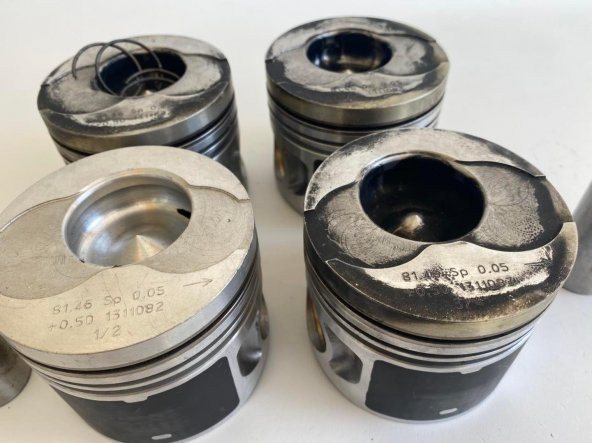 Kolben 81.46 Sp 0.05 Piston 4 Adet Çıkma Parça - 5