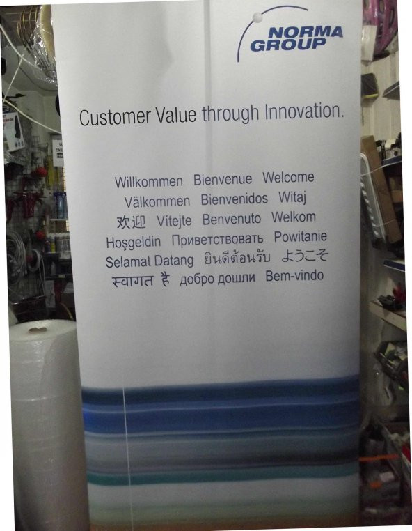 38 ADET Roll Up Yönlendirme Levhası Reklam Standı Rulo Sarmal Toptan Satış - 4