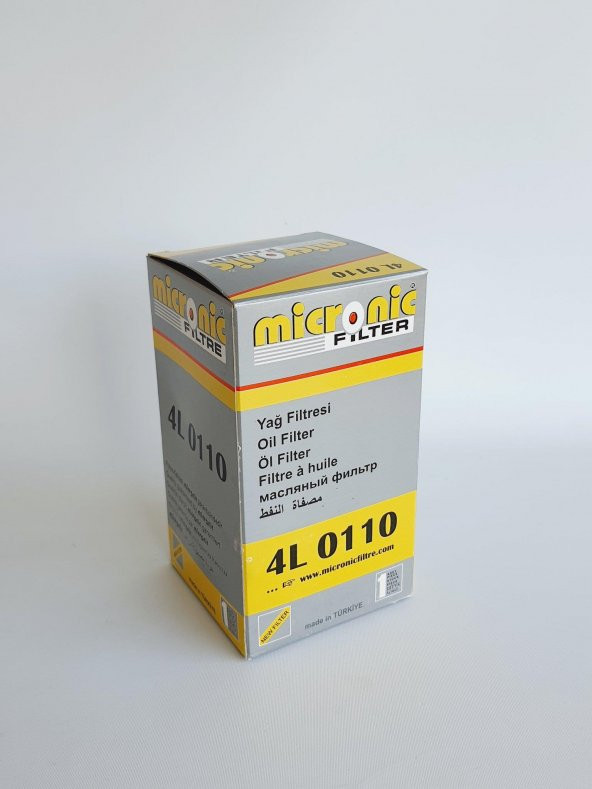 Micronic Filter 4L 0110 Yağ Filtresi A000 180 1609 - 6