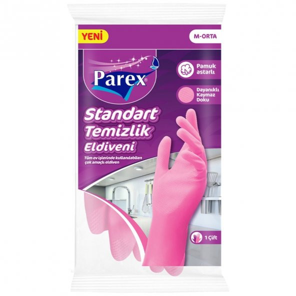 Parex Standart  M-Orta Temizlik  Eldiven