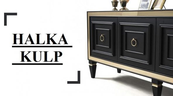 Halka Sarkaç Antik Bakır Tek Vidalı Mobilya Kulp Düğme - 3