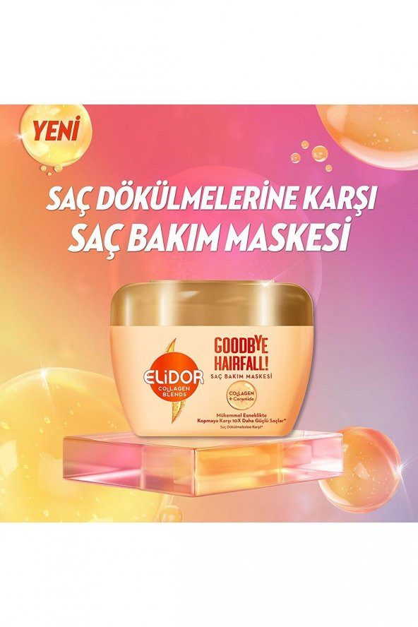 Elidor Collagen Blends Saç Bakım Maskesi Goodbye Hairfall 160Ml - 2