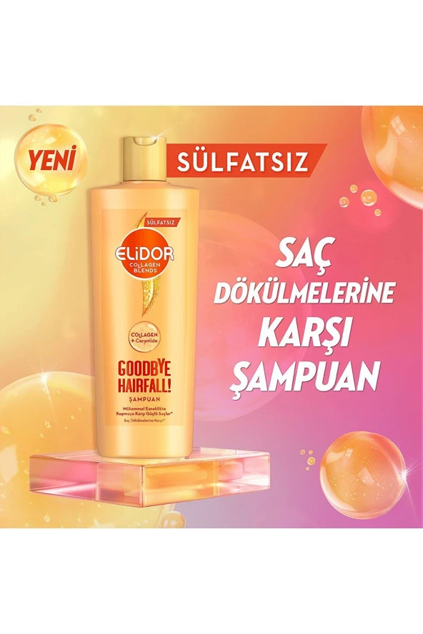 Elidor Collagen Blends Sülfatsız Saç Dökülmelerine Karşı Şampuan 350 Ml - 2