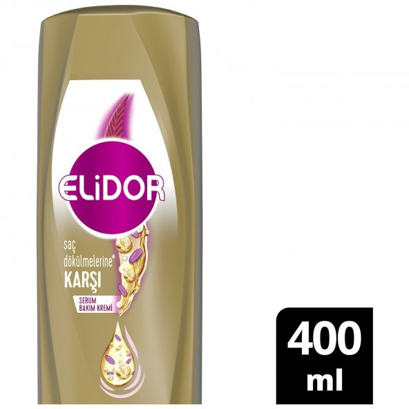 Elidor Superblend Serum Saç Dökülmelerine Karşı E-Vitamini Chia Tohumu Yağı Keratin Bakım Kremi 400ML
