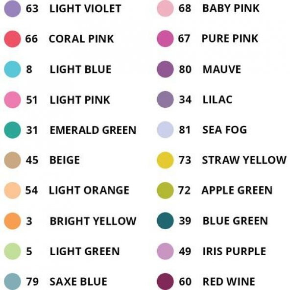 UNI FINELINER EMOTT 0.4 40 LI SET PEM-SY/40C - Resim 4