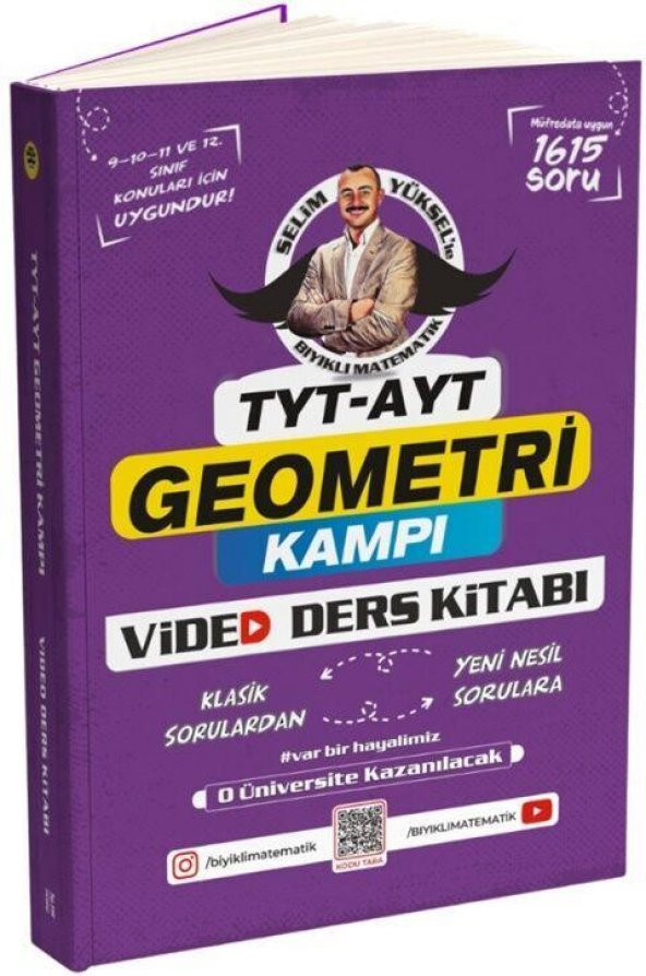 TYT AYT Geometri Video Ders Kitabı Bıyıklı Matematik - 1