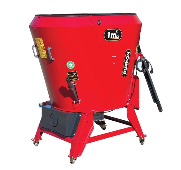 Burkon 1m3 220 V Yem Karma Makinesi - 4