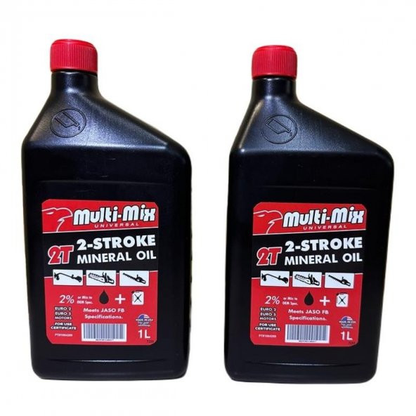 Multi-Mix 2T Motor Yağı 1 Lt - 2