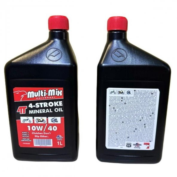 Multi-Mix 10/40 Dört Zamanlı Motor Yağı 1 Lt