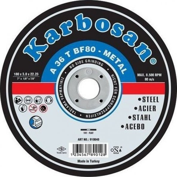 Karbosan Metal Kesici