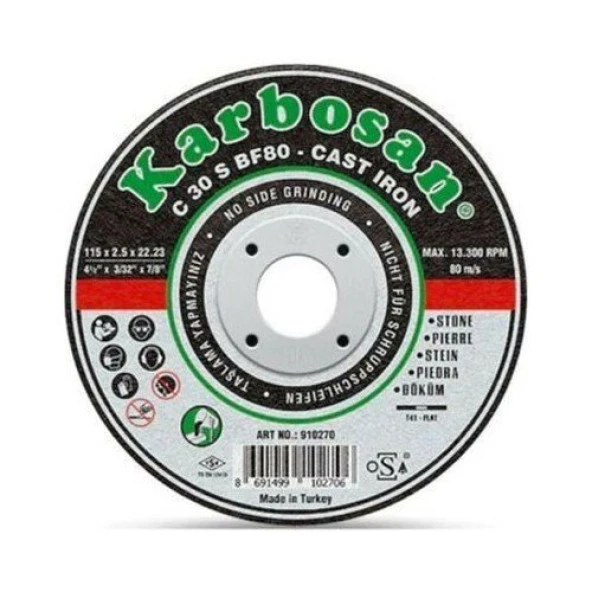 Karbosan 115*2.5*22 Mermer Kesici