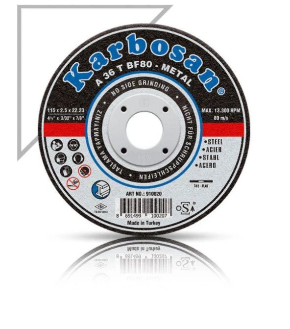 Karbon  Metal  Kesici 180 mm