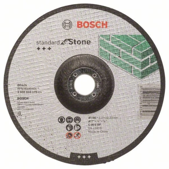 Bosch Bombeli Taş Kesici 180X3 mm