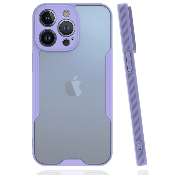 iPhone 13 Pro Kılıf Platin Matte Silikon Arka Kapak - 3