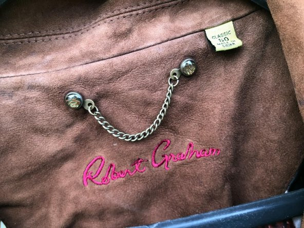 Robert Graham Eskitilmiş Erkek Ceket 50 2. El - 3