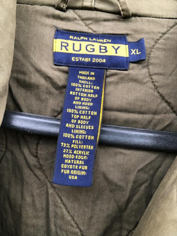 Ralph Lauren Rugby Erkek Mont XL 2. El - 5