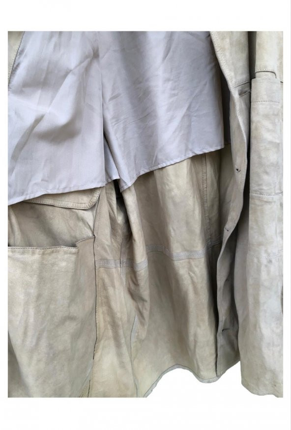 Carroll Erkek Mevsimlik Deri Ceket 56 2. El - 6