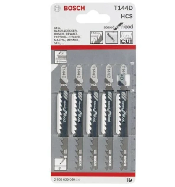 Bosch T 144 D Dekupaj Testere Bıçakları