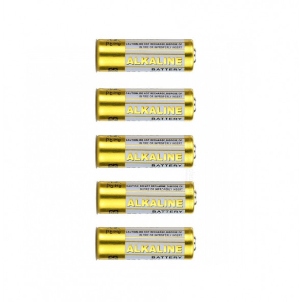 Mettzchrom 27a 12v Alkalin Pil 5 Adet Oto Ve Kapı Kumanda Pili - Resim 2