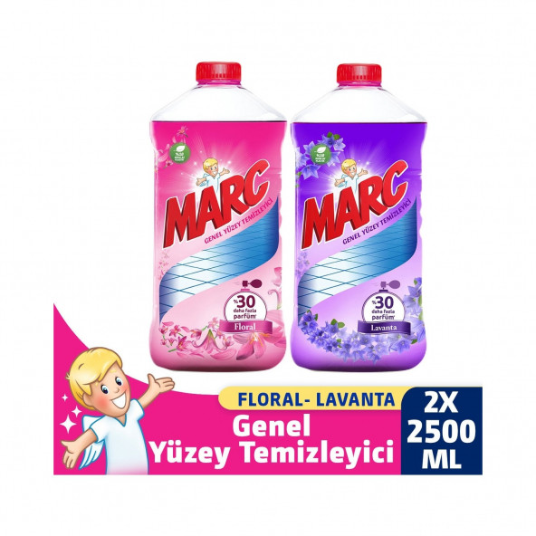 Marc Yüzey Temizleyici Lavanta '' Floral 2''5 lt x 2 Adet
