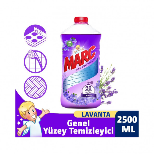 Marc Yüzey Temizleyici Lavanta '' Floral 2''5 lt x 2 Adet - 3