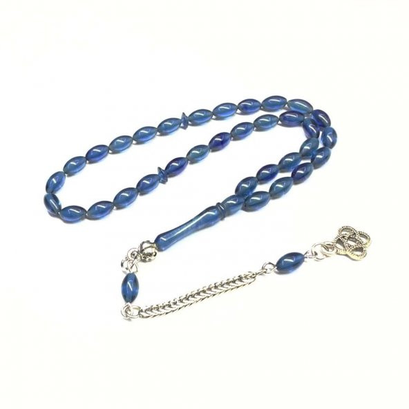 Bilek Boy Beyzi Model Püsküllü 4-7mm Ateş Sıkma Kehribar Tesbih - 3
