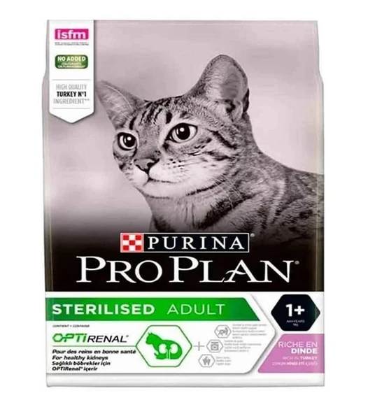 Pro Plan Sterilised Tavuklu ve Hindili Kısırlaştırılmış Yetişkin Kedi Maması 1 KG Açık Mama